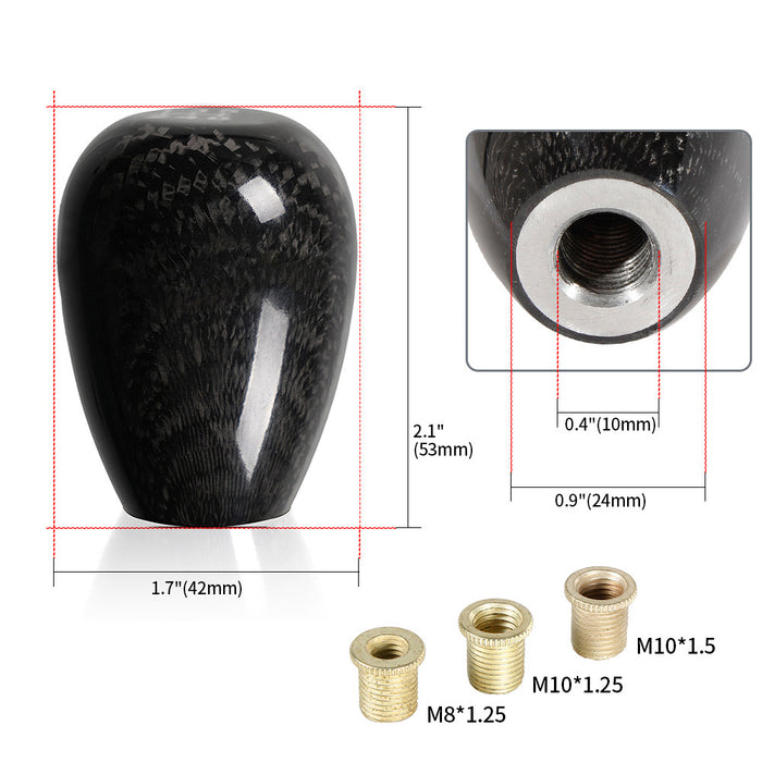 Car Modification Supplies Carbon Fiber Gear Head