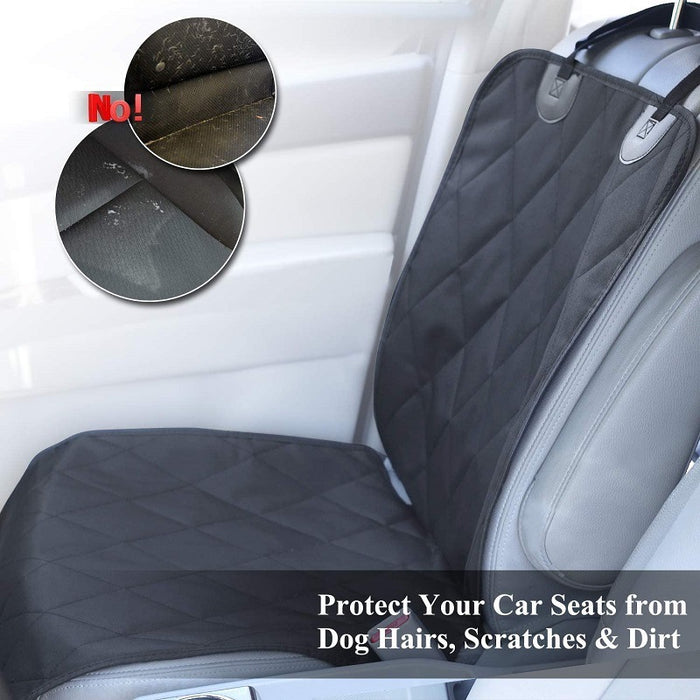 Waterproof Oxford Mat Front Rear Seat Cover Protector Cotton Inside Mat Anti Scratch For Cat Dog Pet Carrier Pet Supplies Car Mats