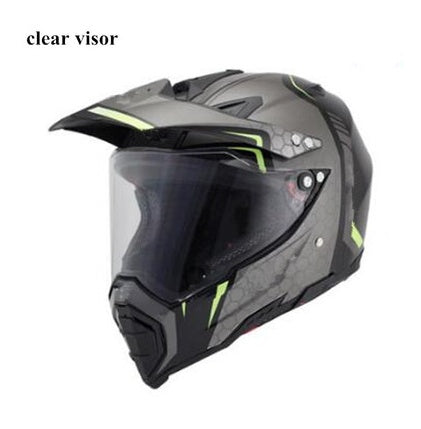 Off-road helmet motorcycle racing helmet road off-road dual-use helmet men and women four seasons pull helmet full face helmet