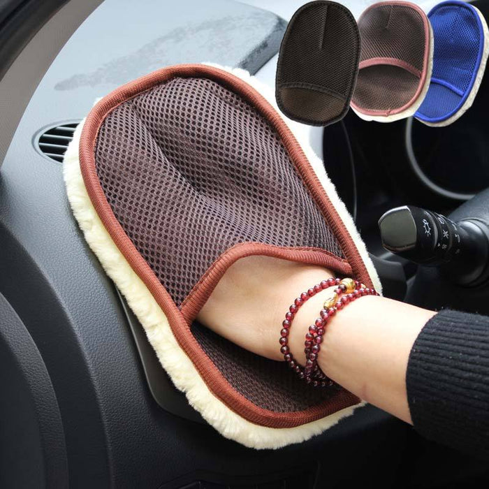 Car type soft hair car wash cleaning gloves car motorcycle car wash car care cleaning tools Diagnostic Tools