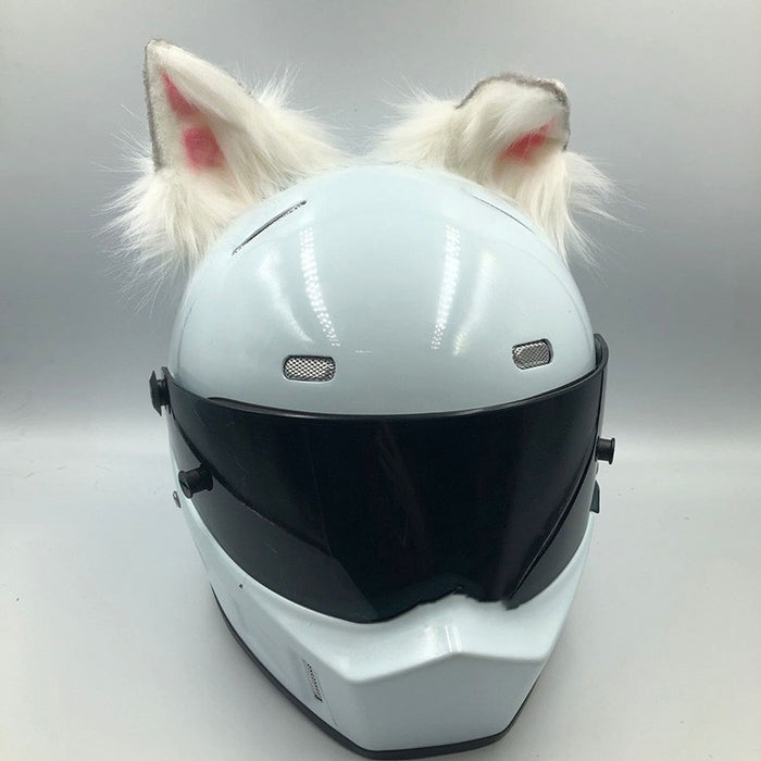 Helmet Ornaments Cat Ears Beast Ears Motorcycle Electric Bike Female