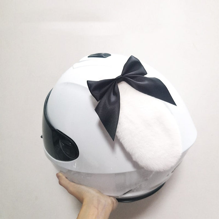 Cute Upgrade Rabbit Ears Motorcycle Helmet Decoration