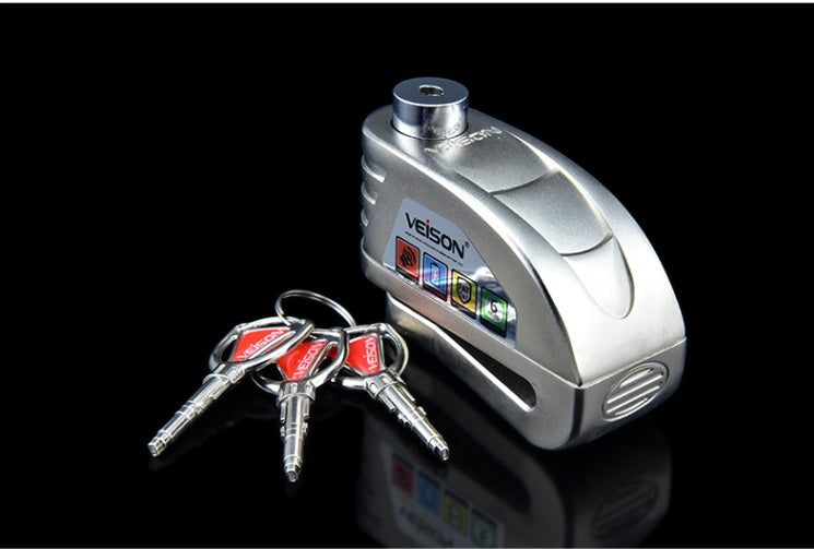 Bicycle disc brake lock motorcycle electric car alarm lock