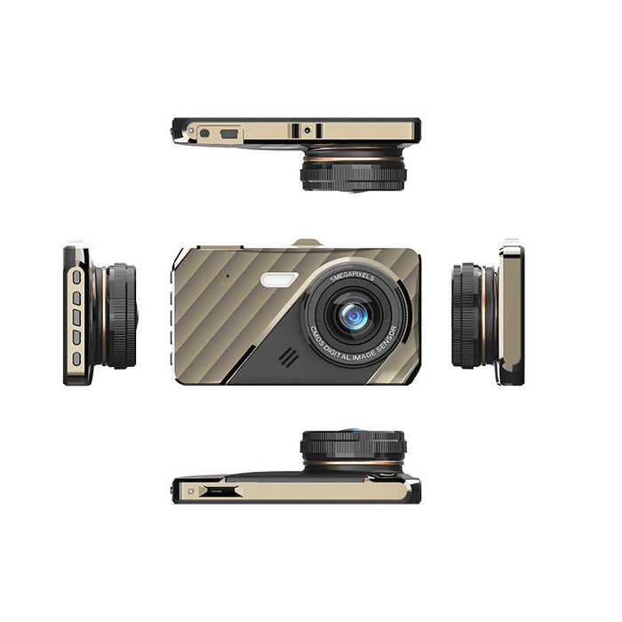 4 Inch Front And Rear Dual Lens Dashcam