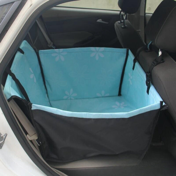 Rear Printed Double Layer Waterproof Pet Car Mat Pet Cat Dog Protection Pet Hanging Basket Car Mats