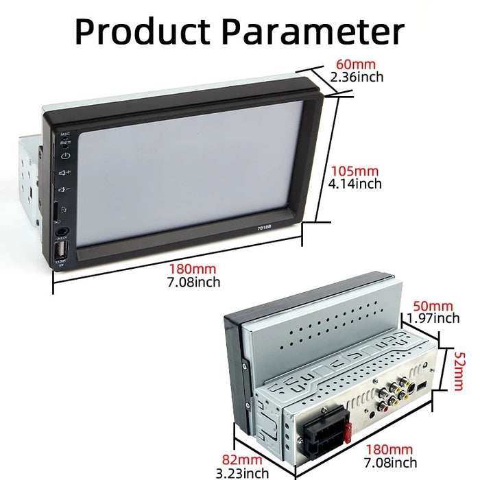 Vehicle-mounted MP5 Player Mobile Phone Interconnection Multimedia System