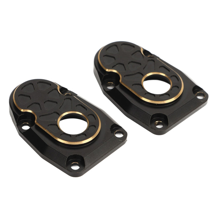 2 PCS Brass Portal Covers Black Stability Portal Steering Knuckle Cap for Axial Capra SCX10 III AR45P 1/10