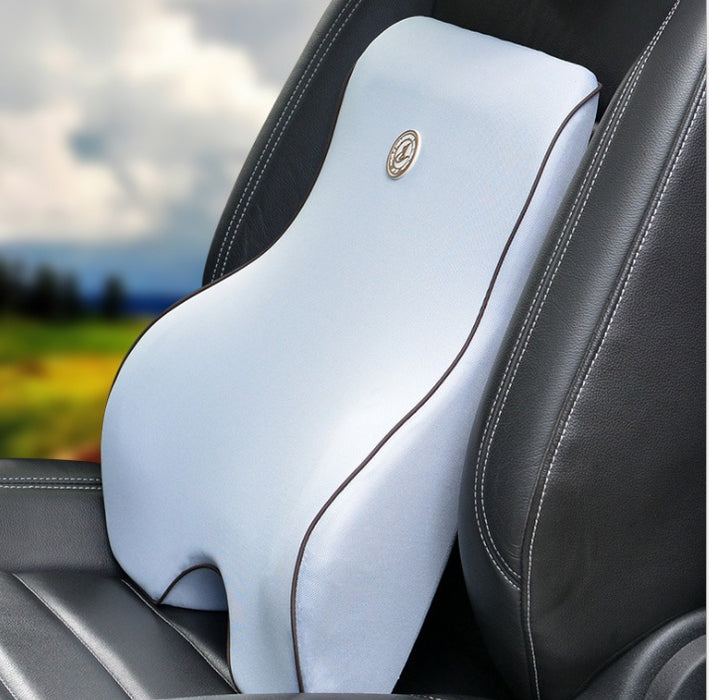 Car Memory Cotton Lumbar Suit Pillow Back Pad Waist Car Interior Seat Four Seasons Universal New Slow Rebound