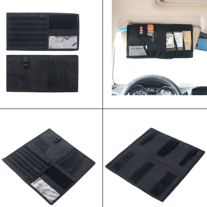 Vehicle Visor Panel Truck Car Sun Visor Organizer CD Bag Holder Car Styling Hunting Accessories car organizer