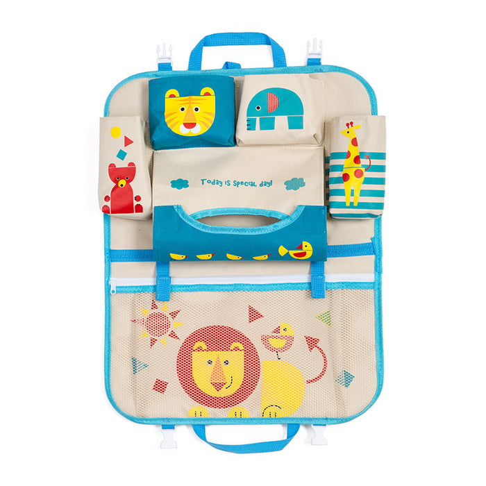 Cartoon car storage bag seat hanging bag