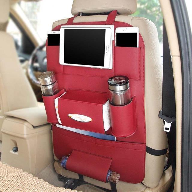 HQ Leather Car Seat Organizers car organizer