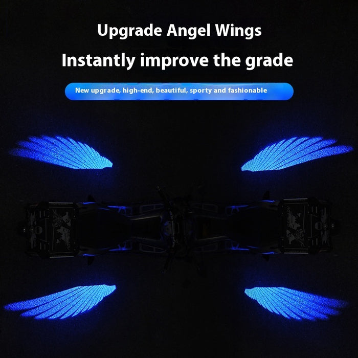 Motorcycle Down-corner Lamp Angel Wings Projection Chassis Modified General Ambience Light