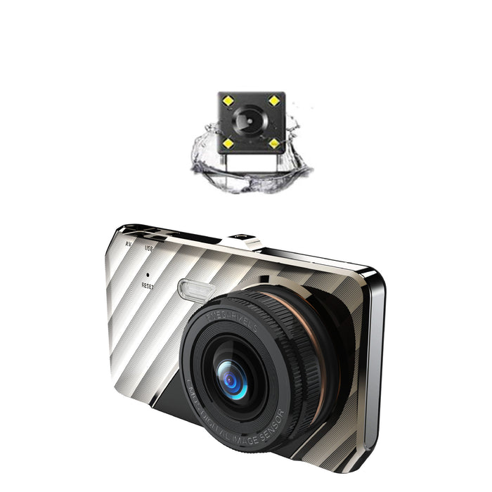 4 Inch Front And Rear Dual Lens Dashcam