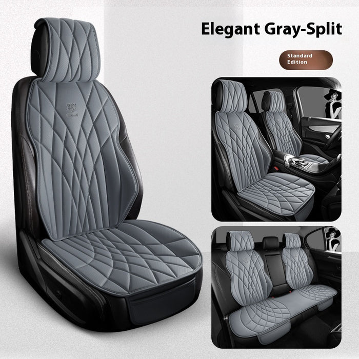 Car Universal Leather Semi-surrounded High-end Five-seat Seat Cover