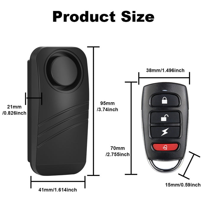 Electric Car Anti-theft Alarm Vibration Anti-theft Waterproof And Dustproof