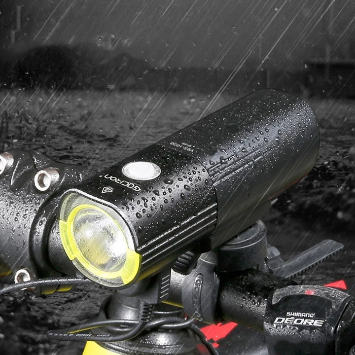 Waterproof Bicycle Bike Headlight 1600 Lumens Power Bank