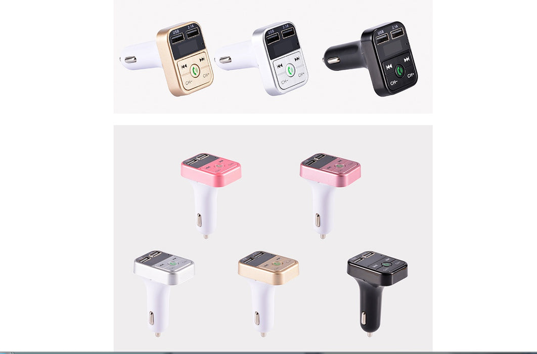 B2 car Bluetooth MP3 hands-free phone car MP3 player FM transmitter car charger receiver car charger