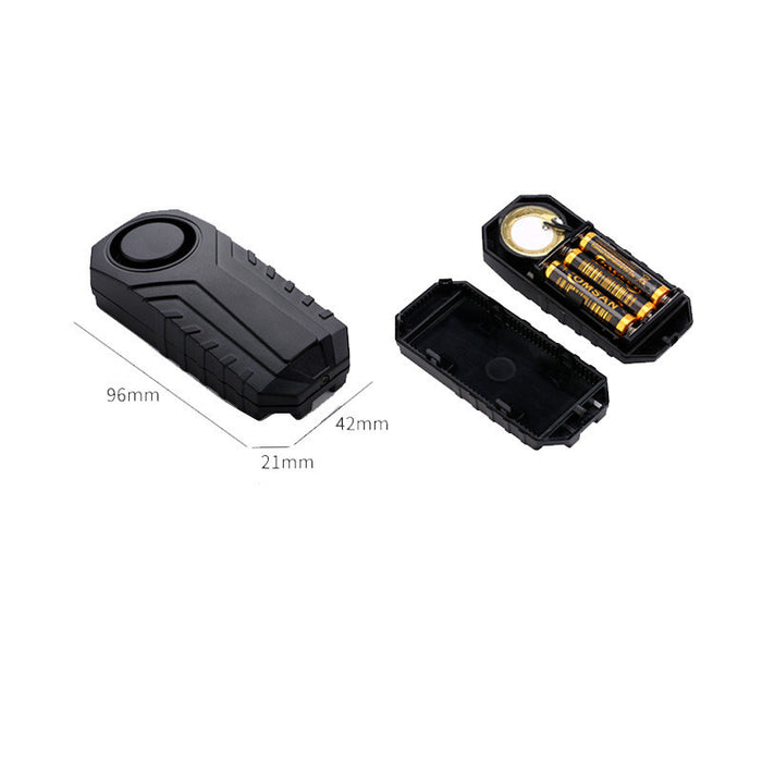 Wireless Remote Control Vibration Alarm Installation-free Bicycle Electric Car Motorcycle Household Vibration Anti-theft Alarm