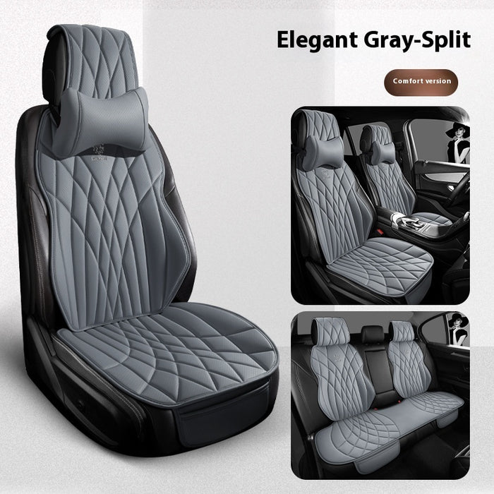 Car Universal Leather Semi-surrounded High-end Five-seat Seat Cover