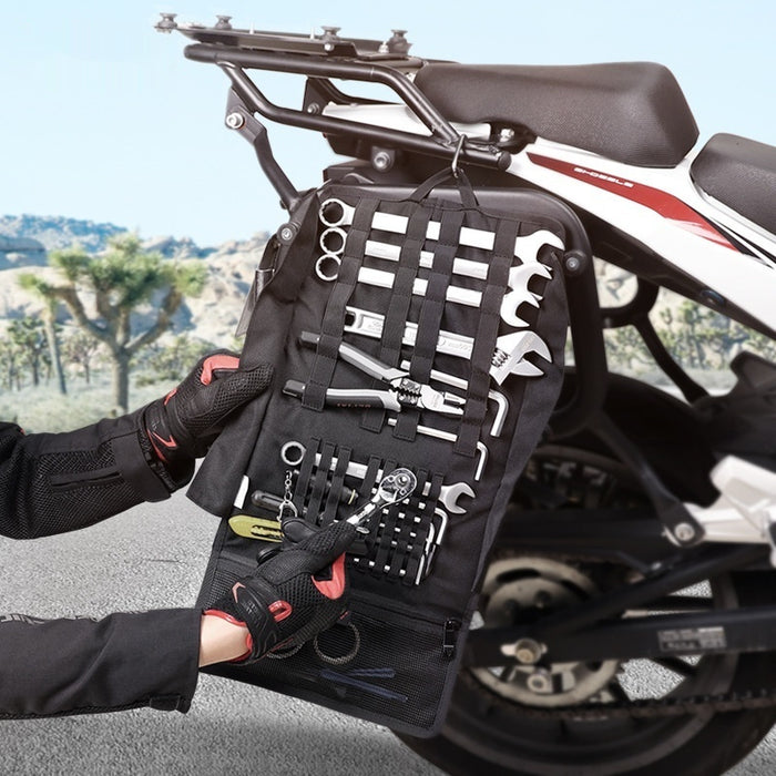 Motorcycle Tools Multifunctional Bumper Pack Outdoor Motorcycle Riding Folding Bag Diagnostic Tools