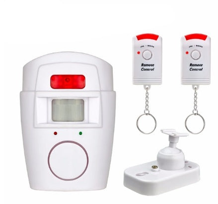 Home Security PIR MP Alert Infrared Sensor Anti-theft Motion Detector Alarm Monitor Wireless Alarm System 2 Remote Controller