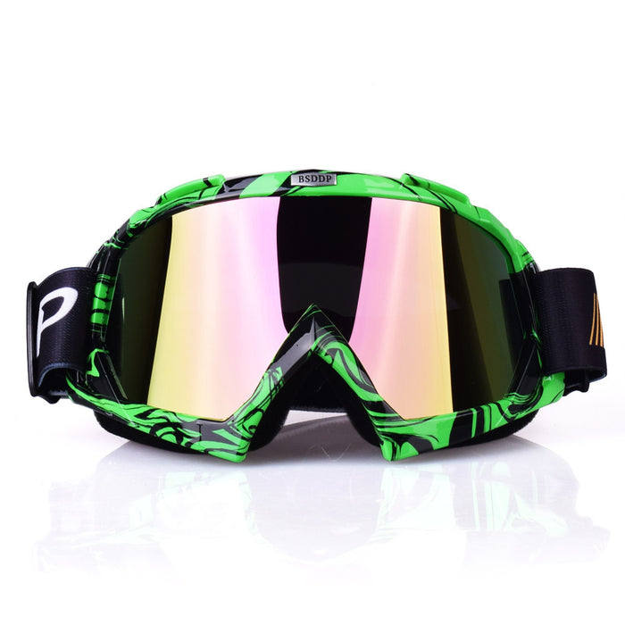 Motorcycle Riding Anti-fall Goggles Off-road Vehicle Racing Helmet Goggles Wind And Sand Ski Glasses