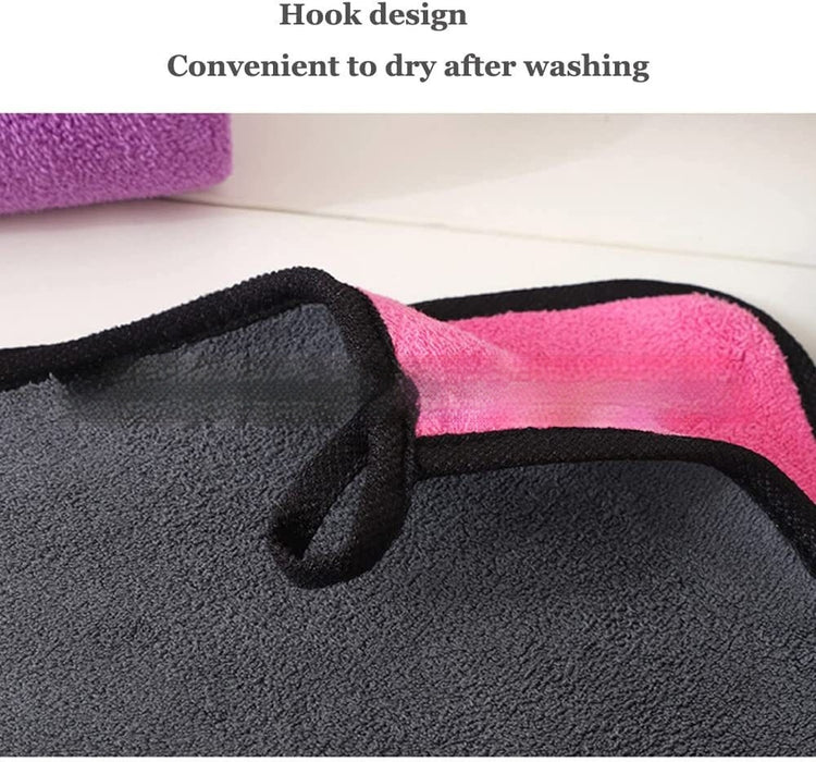 5-piece Set Of Thickened Absorbent Coral Fleece Car Wipes