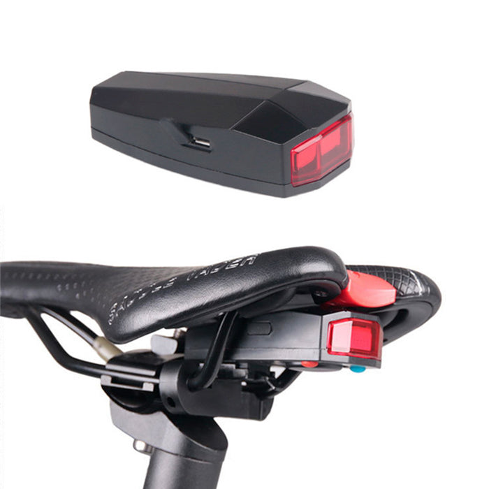 USB Charging Mountain Bike Wireless Intelligent Remote Anti-theft Alarm Tail Lamp