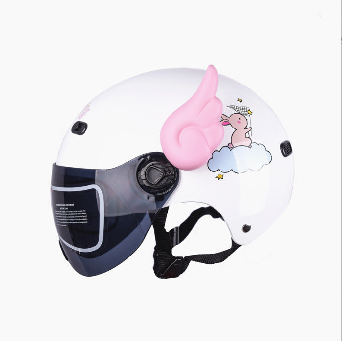 Electric Car Motorcycle Decorations Wings Helmet Accessories