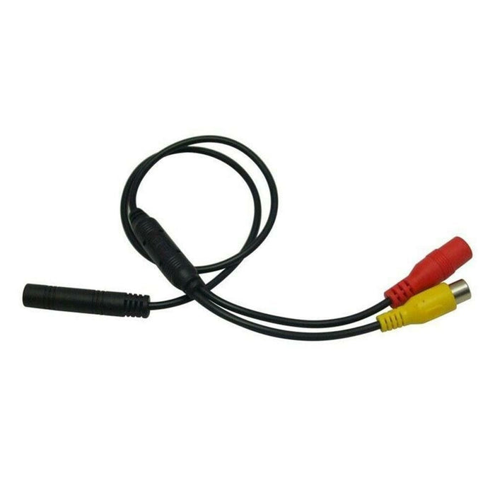 Car Video Conversion Cable Reversing Camera 4-pin To CVBS RCA Lotus Head