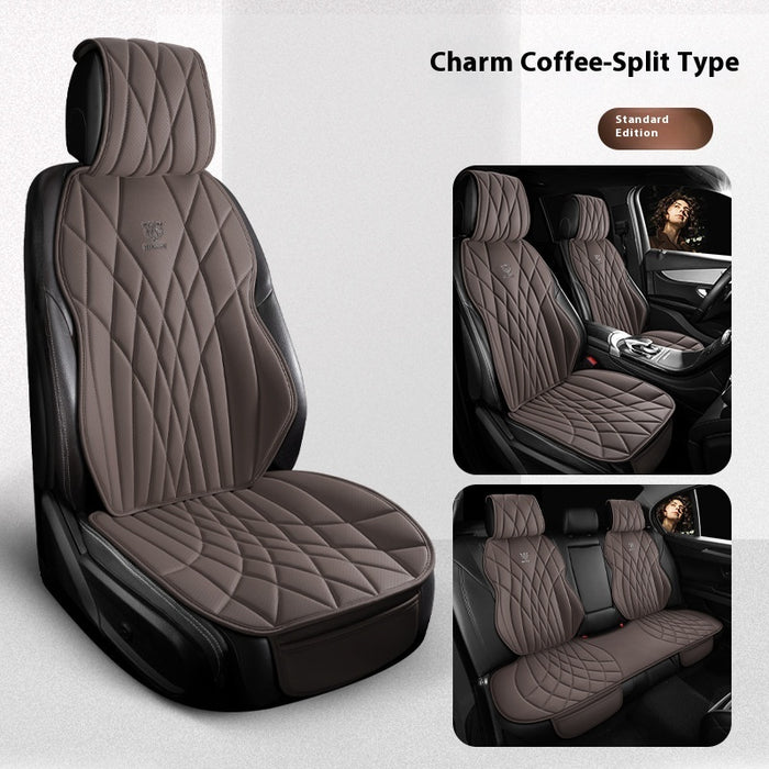 Car Universal Leather Semi-surrounded High-end Five-seat Seat Cover