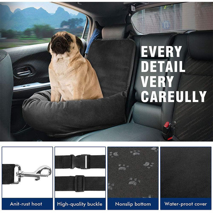 Breathable Pet Car Hanging Bag With Waterproof Seat Cushion - Keeping Your Dog Comfortable And Safe While Riding Car Mats