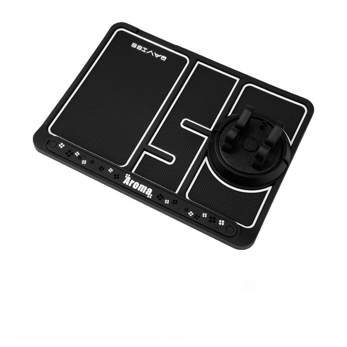 Non-Slip Car Phone Pad For 4-in-1 Car Parking Number Card Anti-Slip Mat Auto Phone Holder Sticky Anti Slide Dash Phone Mount  Car Mats