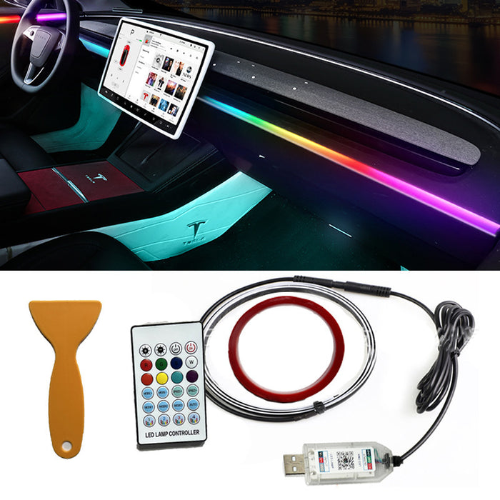 Usb Car Ambience Light Music car organizer