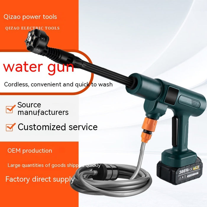 Spray Brushless Water Gun Car Washing House Cleaning Automatic Impact Portable Car Washers