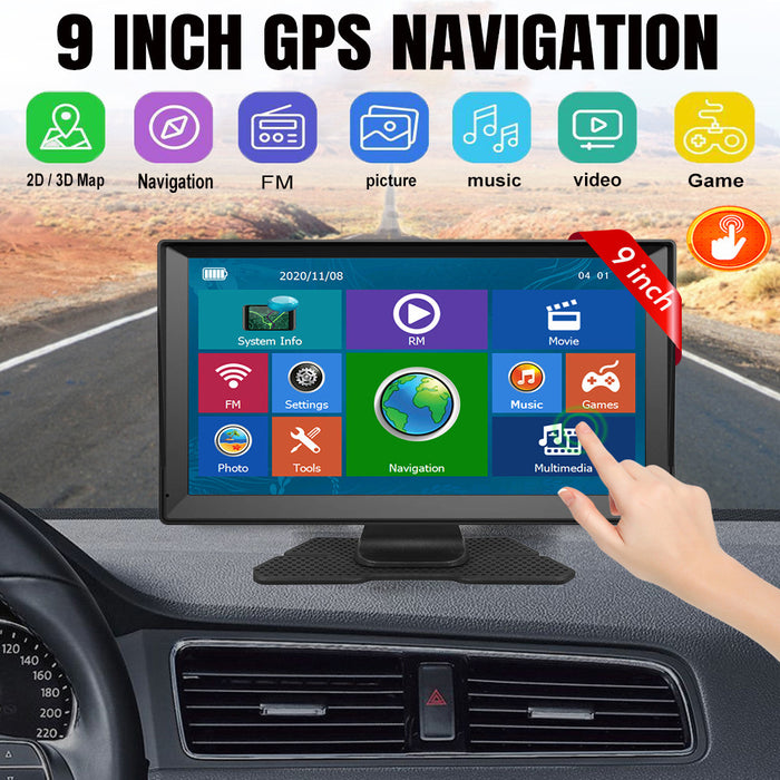 9-inch Navigator Car Portable Truck Large Screen Universal