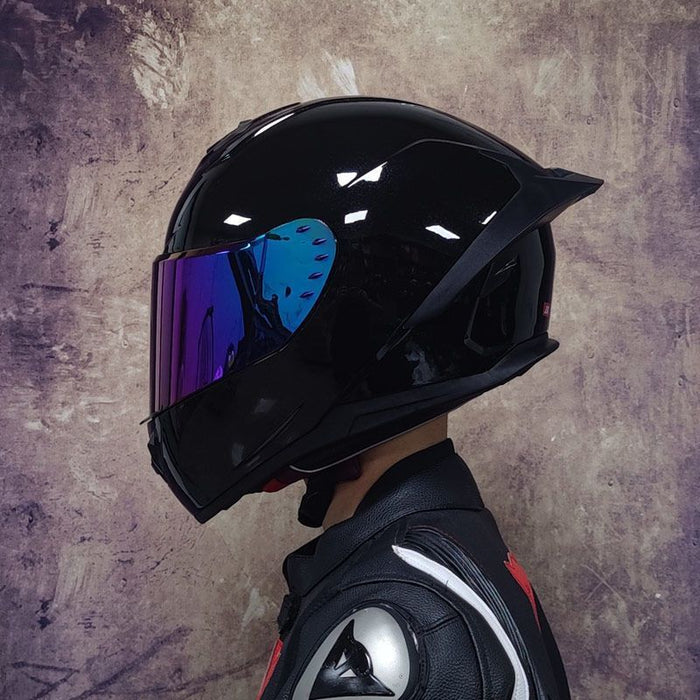 Motorcycle Helmet Men's Bluetooth Warm Full Face Four Seasons