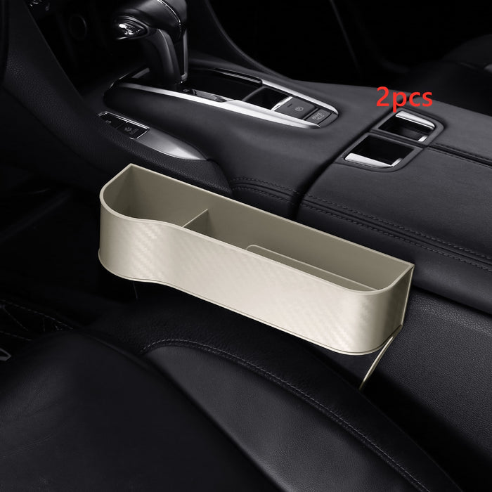 Car Organizer Seat Gap Storage Box PU Case Pocket Car Seat Side Slit For Wallet Phone Coins Cigarette Keys Cards Auto Universal Car Organizers