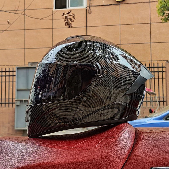 Motorcycle Helmet Men's Bluetooth Warm Full Face Four Seasons