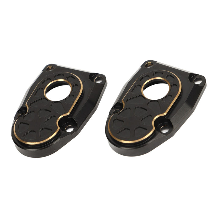 2 PCS Brass Portal Covers Black Stability Portal Steering Knuckle Cap for Axial Capra SCX10 III AR45P 1/10