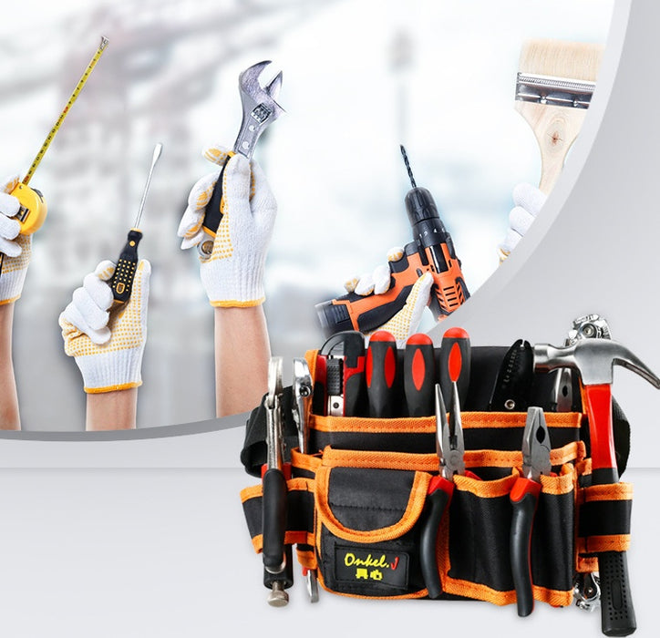 Construction Site Tools Oxford Cloth Woodworking Work Fitter Electrician Kit Diagnostic Tools