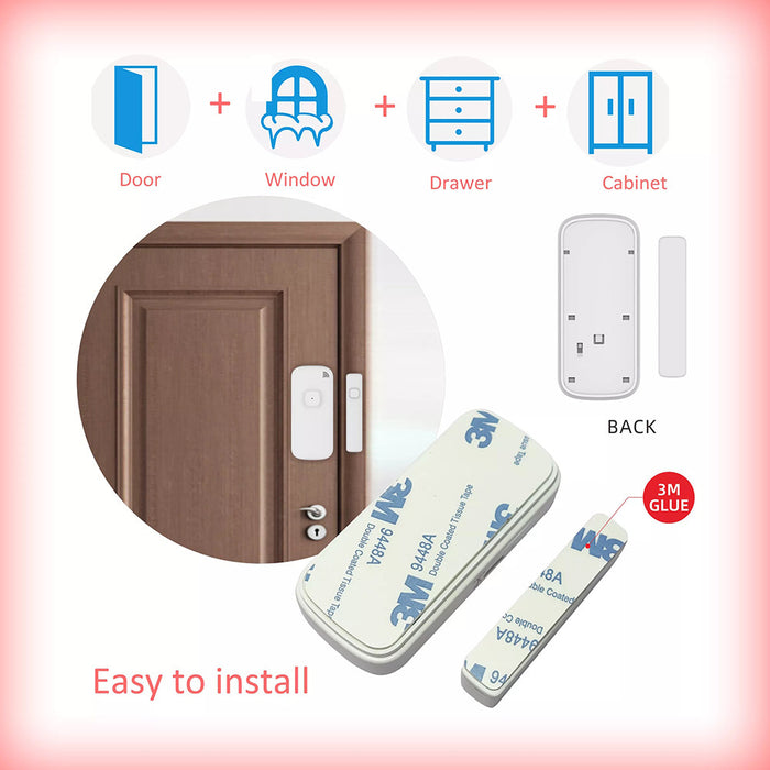 Tuya Smart Wireless Door Magnetic WiFi Anti-theft Alarm