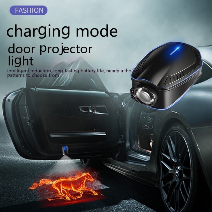 F2 Rechargeable Car Wireless Welcome Light car organizer