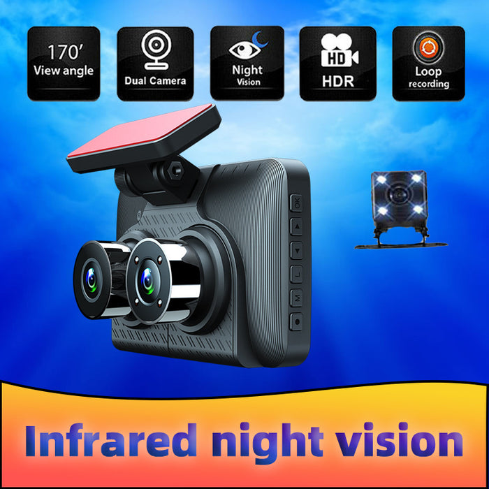 4 Inch Dashcam HD 1080P Infrared Night Vision