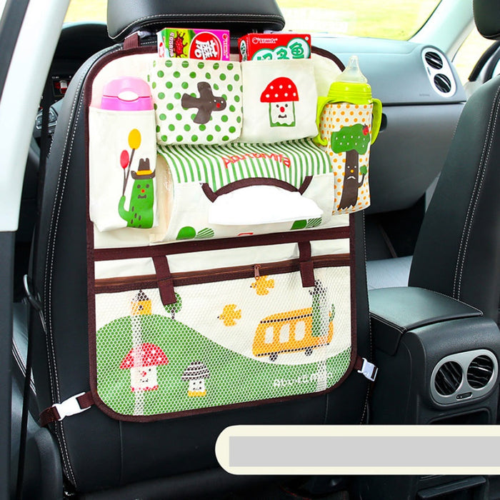 Cartoon car storage bag seat hanging bag