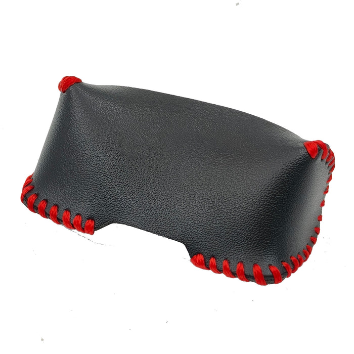 Car Safety Belt Bayonet Latch Protective Cover Seat Safety Belt Bump Proof Protective Leather Cover Interior Decoration