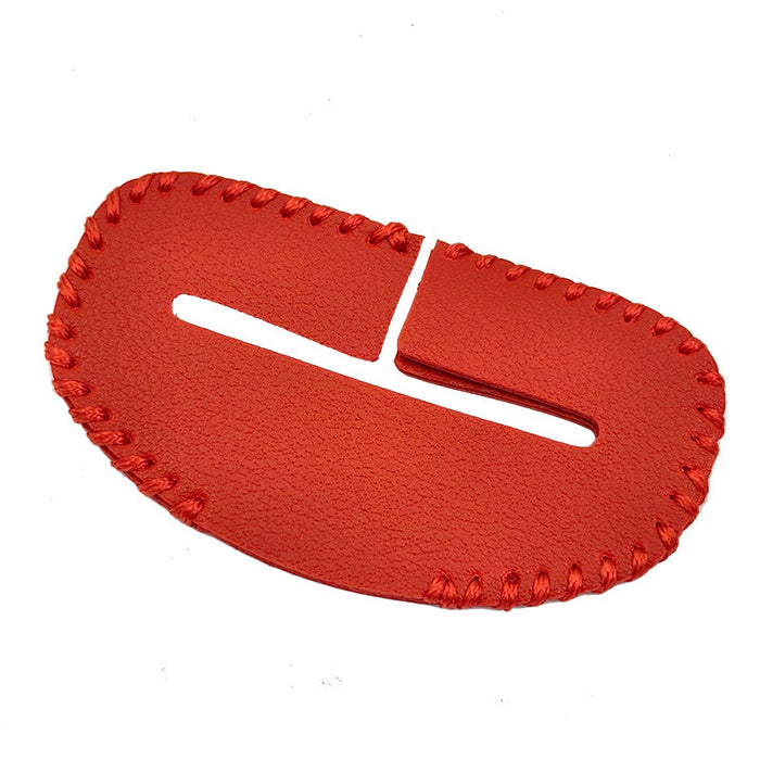 Car Safety Belt Bayonet Latch Protective Cover Seat Safety Belt Bump Proof Protective Leather Cover Interior Decoration