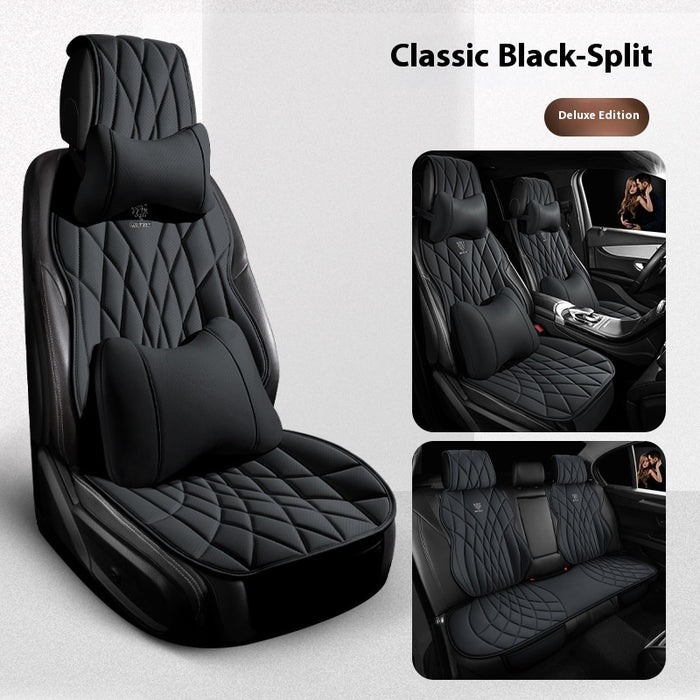 Car Universal Leather Semi-surrounded High-end Five-seat Seat Cover