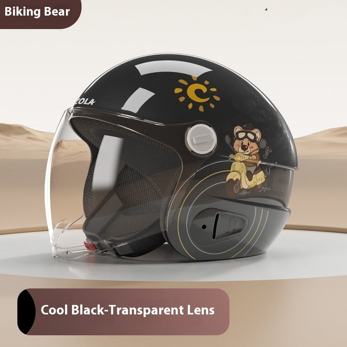 Electric Battery Motorcycle Helmet Men And Women Four Seasons