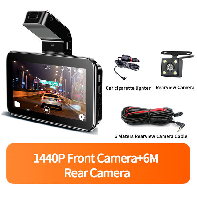 3-inch HD Car DVR Double Lens